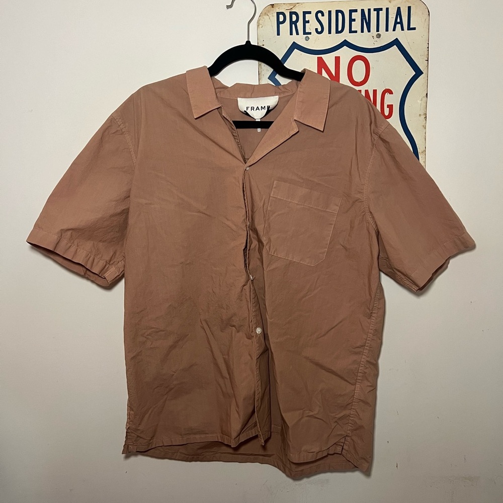 Men’s Frame Short Sleeve Buttondown